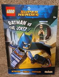 Lego DC Comics Super Heroes Batman Joker Activity Book Minifig