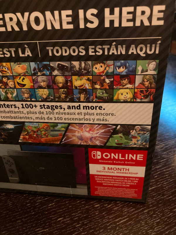 Nintendo Switch OLED Super Smash Bros Ultimate wit Receipt -NEW in Nintendo Switch in Kingston - Image 2