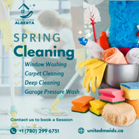 SPRING CLEANING, CARPET STEAM CLEANING,  WINDOWS & PRESSURE WASH