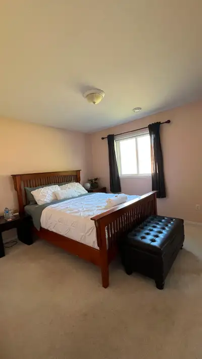 Nice size main level room available to rent in a very clean, safe, comfortable home, for a female on...