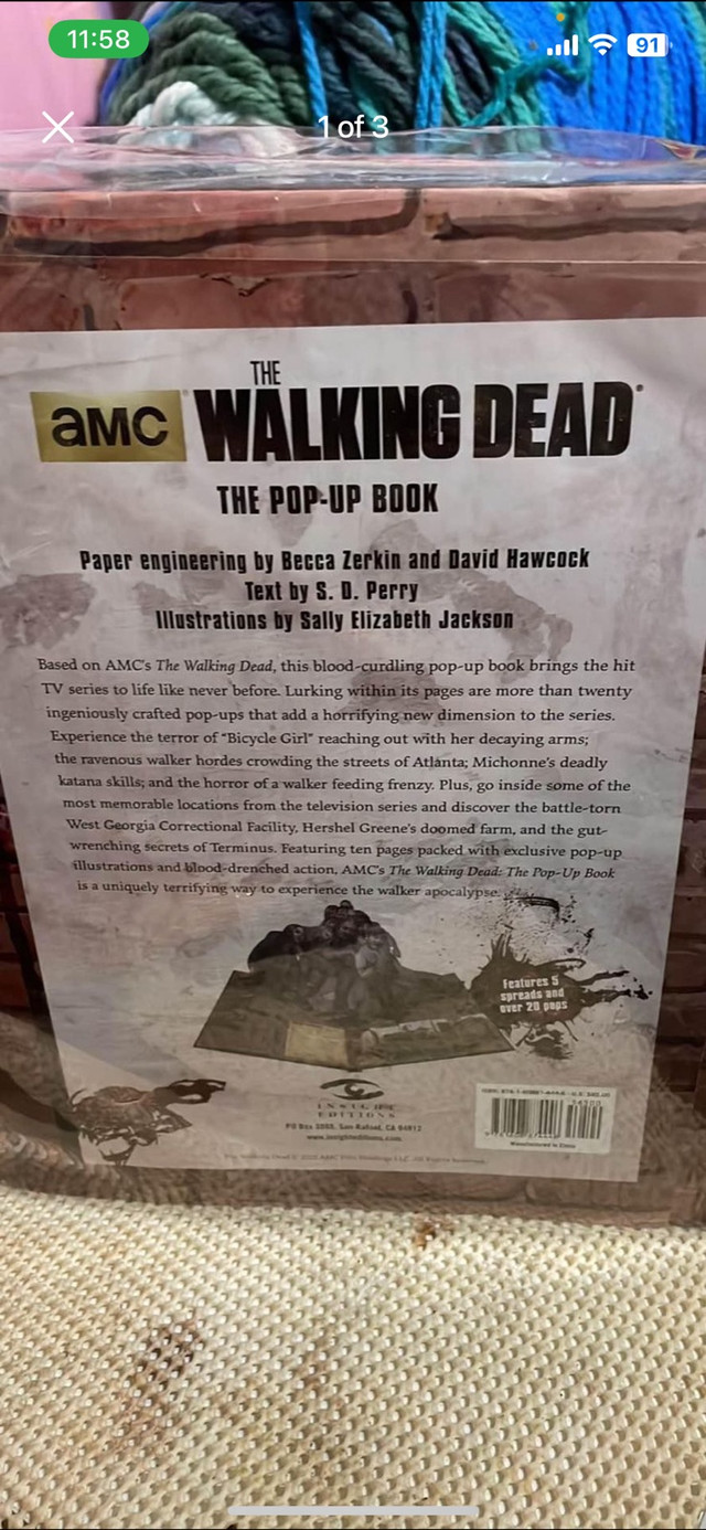 Walking dead book in Other in Napanee