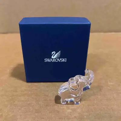 2004 Swarovski Crystal Moments Ernie the Elephant (Light Pink) Figure Like new with box Pickup in Ru...