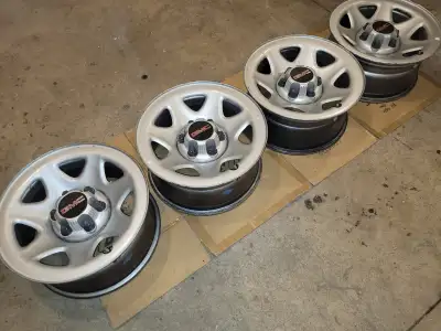 4-O.E.M. rims in excellent original condition. Come with T.P.M.S. center caps & 24 lug nuts. Have be...