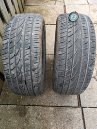 2 P205/50ZR17 tires