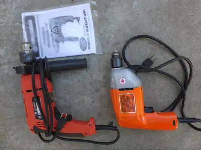 Hammer drill, 3/8 drill & Drill bits, View more
