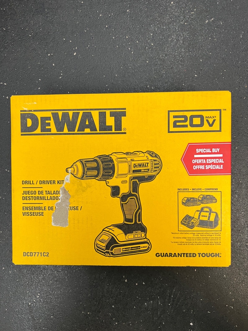 New DeWalt drill, complete set for sale, brand new in the box, I