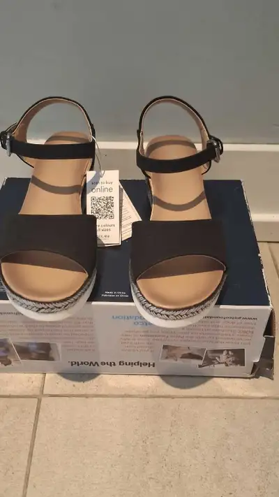 Brand New Clara Barson Black Women Sandals, View more