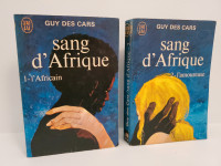 Roman - Sang d'Afrique tome 1 et 2