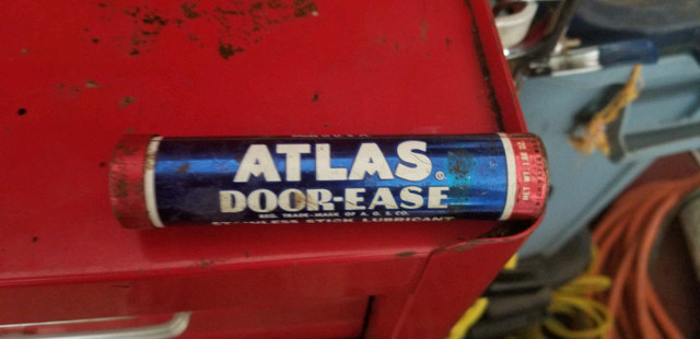 Vintage circa 1950's Atlas stick Lubricant Door Ease tube,, 

 in Other in Calgary