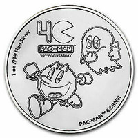 Pièce en argent/silver bullion pacman 2020 1 oz .999