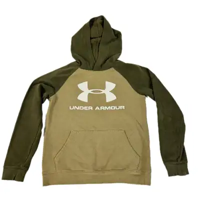 Under Armour ColdGear Hoodie Youth Medium – Green/Tan – YMD, View more