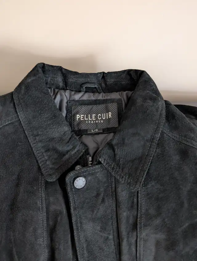 Leather Winter Jacket  (Only worn 3 times) in Men's in Calgary - Image 3
