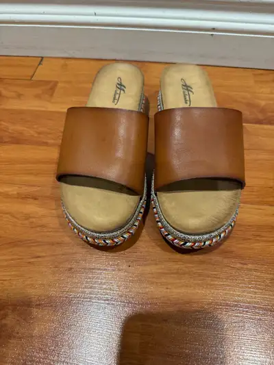 Women's Brown Wedge Sandals, View more