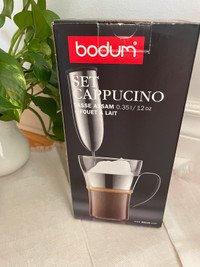 Bodum cappuccino set / Tasse et fouet à lait