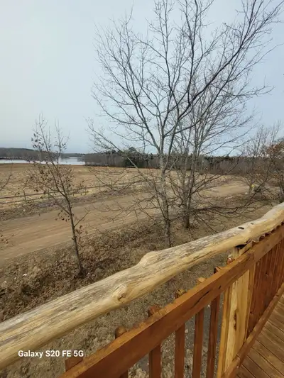 2 bedroom upstairs apartment for rent. Located in Coles Island. Water view of the Washademoak Lake a...