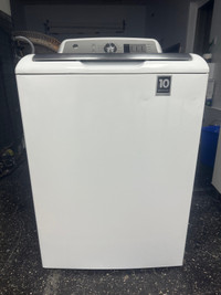 GE 5.3 Cu. Ft. Top Load Washer with SaniFresh Cycle White 