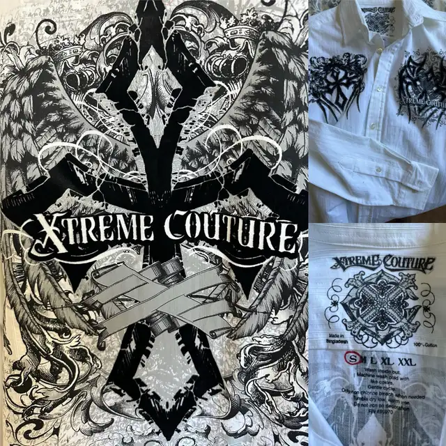 “ XTREME COUTURE “ WHITE COLAR SHIRT( never been worn ) in Men's in Regina - Image 3