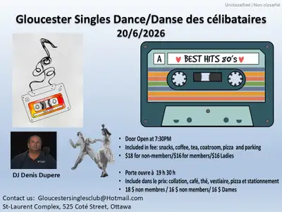 Gloucester Dance: June 20, 2026: The 80's 90's, View more
