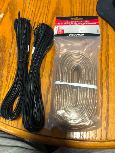 LOO@K!! Never used Speaker wire !!nLO@OK!!, View more
