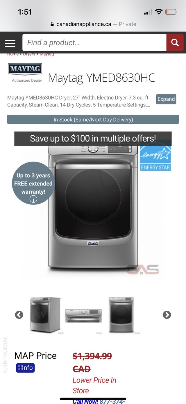 Maytag washer/dryer Washers & Dryers Hamilton Kijiji