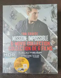 Mission impossible 6 Movies Collection 4k + Blu-ray +Digital
