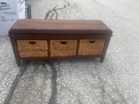 3 drawer storage bench 