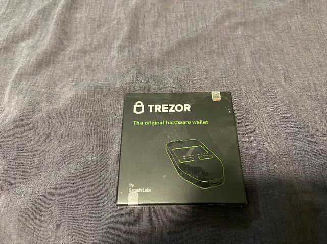 Trezor Crypto Wallet Sealed in System Components in St. Albert