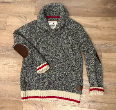 Roots wool knit Shawl sweater Large men’s, View more