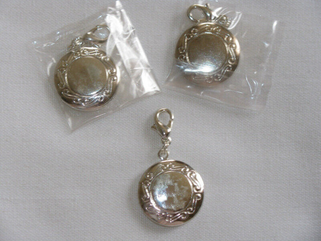 Silver Plated Photo Locket Zipper Pull Bulk Buy 36 Lot Brand New in Jewellery & Watches in Saint John - Image 3