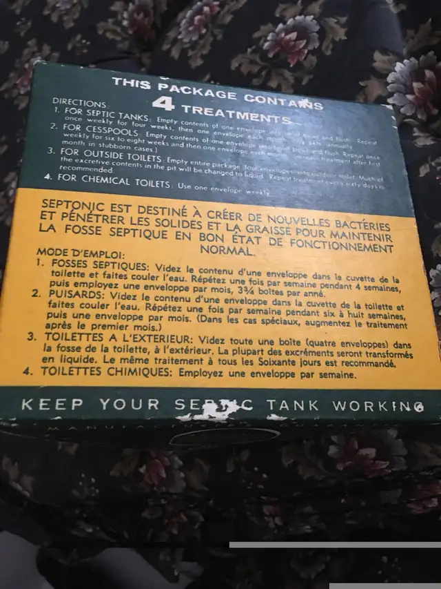 Septic4Tank Outhouse Treatment 4 box in Plants, Fertilizer & Soil in City of Toronto - Image 4