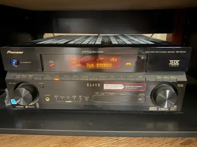 Pioneer Elite VSX-80TXV and Sinclair audio speakers, View more