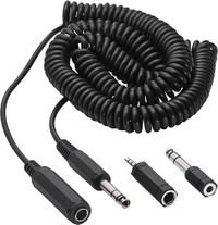 Insignia 20 ft. Headphones / Headset Extension Cable Adapter Kit