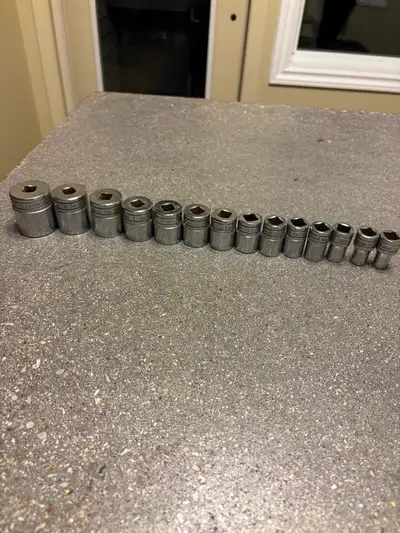 Snap On Socket Set 14pc SAE 12pt, View more