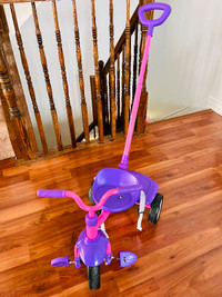 Toddler Smart Trike 2 stage folding trike storage seatbelt