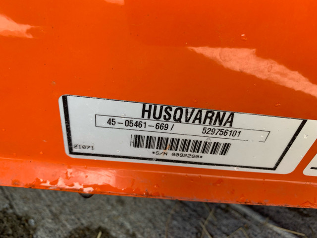 Husquvarna Sweeper 52 inch in Outdoor Tools & Storage in Red Deer - Image 3