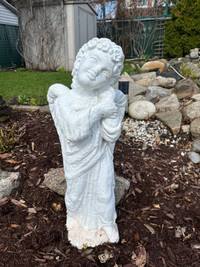 Statue ange chérubin béton, 