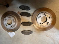 2006-2011 Honda Civic Rotors and Pads almost brand new!!!!!!