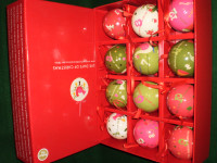 Twelve Days of Christmas Glass Ball Ornaments with FREE BONUS