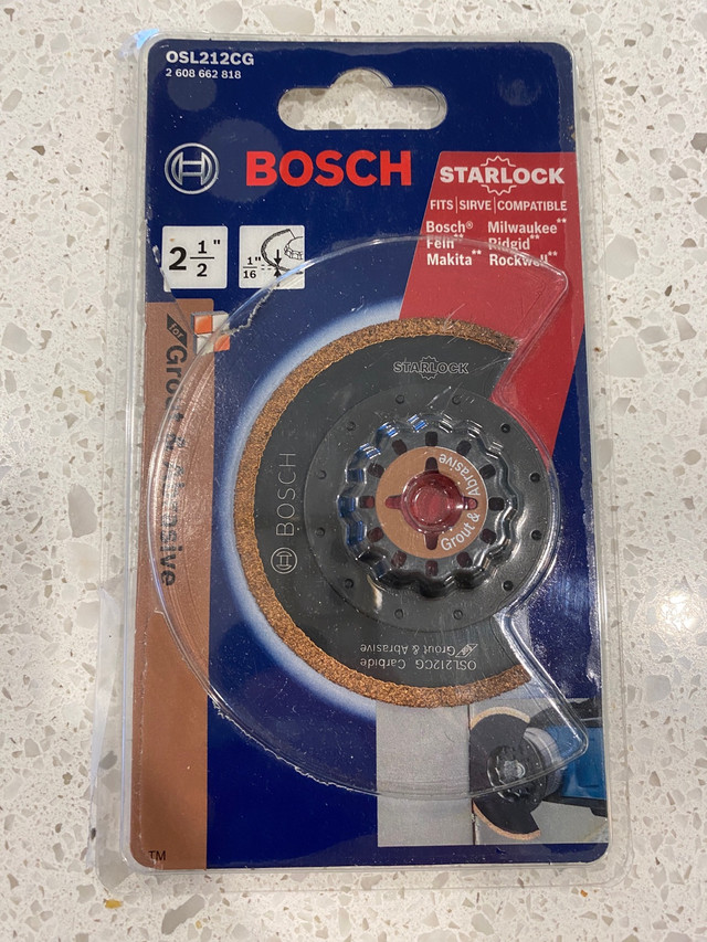 Bosch oscillating tool Grout blade dans Outils électriques  à Ville de Montréal