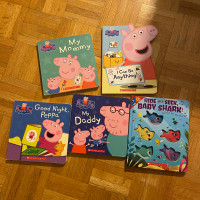 Peppa pig toddler baby shark books lot of 5