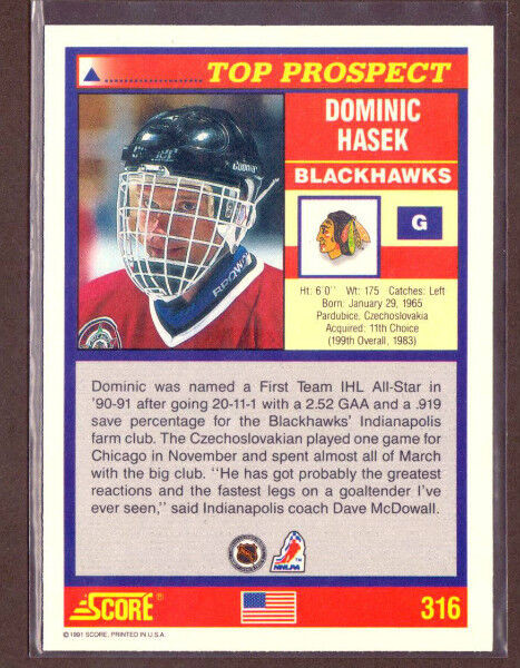 1991-92 Score AMERICAN BOX … HASEK, LECLAIR RC? +FACTORY SET=$10 in Arts & Collectibles in City of Halifax - Image 3