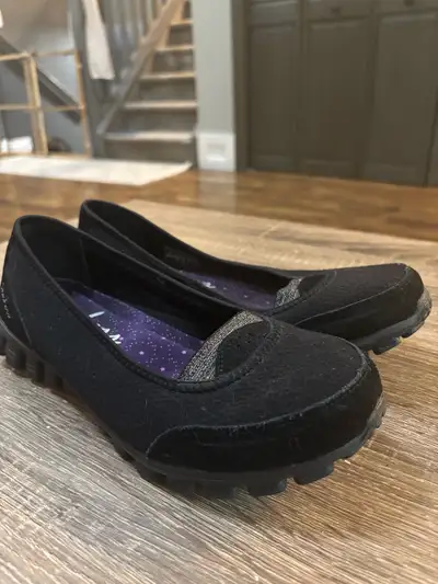 Brand new sketcher, ballet flats black Ladies size 7, View more