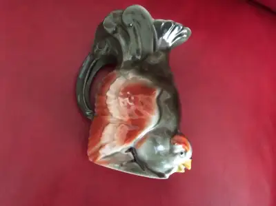 Antique/vintage Rooster vase, View more