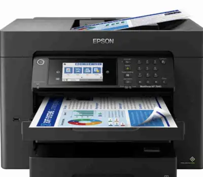 Epson Printer WF 7840 -used without cartidges, View more