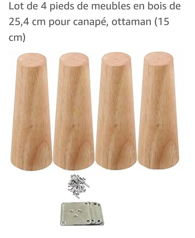 Neuf 4 pattes en bois naturel  in Other in City of Montréal - Image 4
