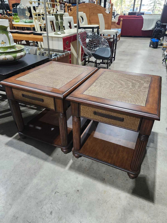 Solid Wooden End Tables in Other Tables in Calgary
