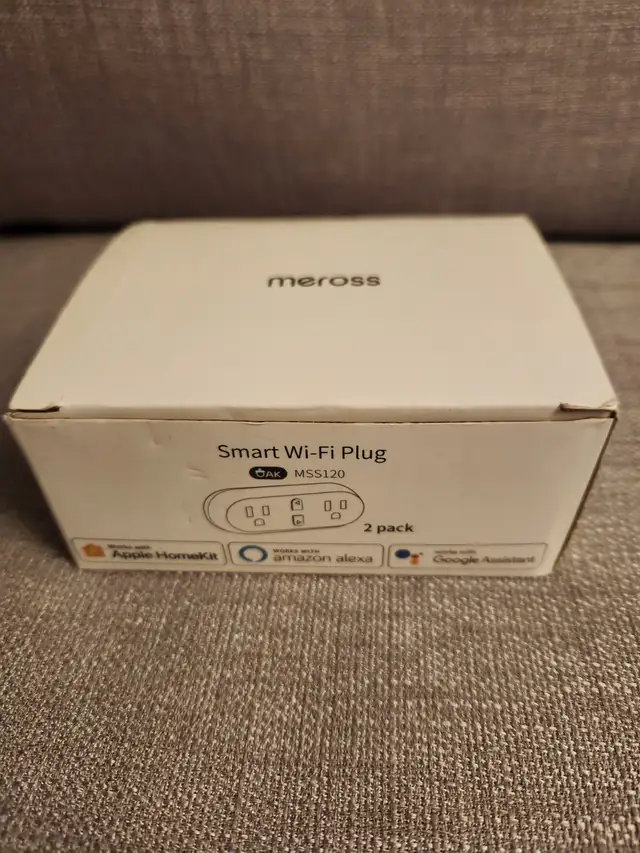 New, meross Smart WiFi Plug, 15A, Support Apple , Alexa & Google