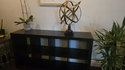 Ikea 8-sectiinal black Shelf, View more
