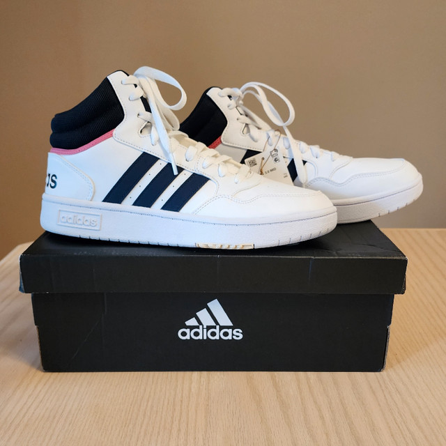 Adidas size 9 women's hoops 3.0 mid basketball sneakers in Women's - Shoes in Prince George
