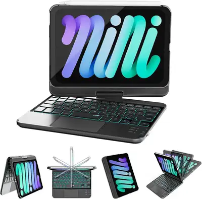 NEUF:Étui avec clavier iPad mini 7 (A17 Pro, 2024)Mini 6 (2021), View more